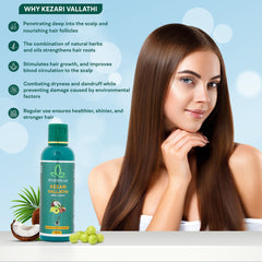 Kezari Vallathi Herbal Hair Oil - 100ml