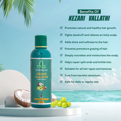 Kezari Vallathi Herbal Hair Oil - 100ml